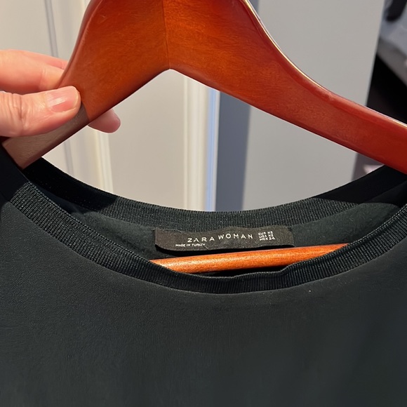 Zara dark green blouse - Picture 5 of 6